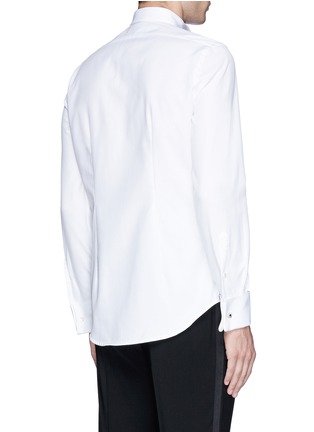 背面 - 点击放大 - LARDINI - 单色纯棉礼服衬衫