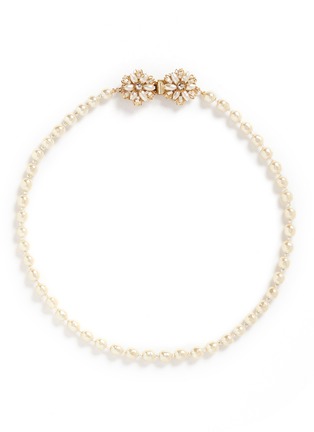 首图 - 点击放大 - MIRIAM HASKELL - 花卉造型插扣人造珍珠项链