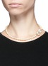 MIRIAM HASKELL - 花卉造型插扣人造珍珠项链