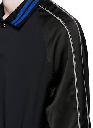 细节 - 点击放大 - LANVIN - 条纹织绳装饰夹克