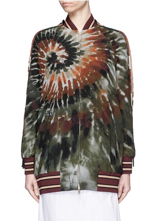 首图 - 点击放大 - VALENTINO GARAVANI - 珠饰扎染印花真丝外套