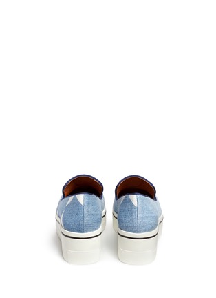 背面 - 点击放大 - STELLA MCCARTNEY - 星星图案厚底便鞋