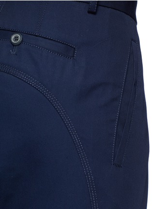 细节 - 点击放大 - LANVIN - 修身斜纹布机车裤