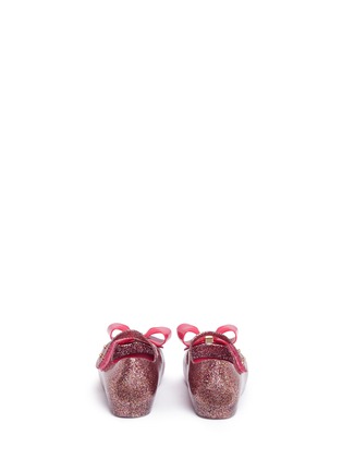 背面 - 点击放大 - MELISSA - ULTRAGIRL VIII幼儿款蝴蝶结闪粉果冻鞋