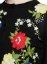 细节 - 点击放大 - ALICE + OLIVIA - 花卉刺绣纯棉针织外套