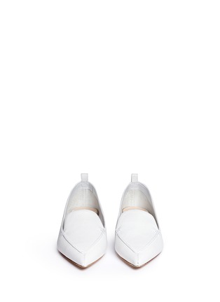 正面 -点击放大 - NICHOLAS KIRKWOOD - BEYA尖头拼贴真皮乐福鞋