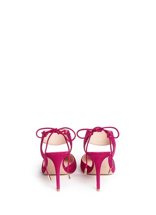 背面 - 点击放大 - NICHOLAS KIRKWOOD - 镂空尖头系带高跟鞋