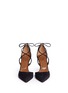 正面 - 点击放大 - AQUAZZURA - MATILDE系带绒面皮高跟鞋