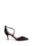 首图 - 点击放大 - AQUAZZURA - MATILDE系带绒面皮高跟鞋