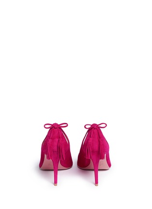 背面 - 点击放大 - AQUAZZURA - Forever Marilyn绒面真皮高跟鞋