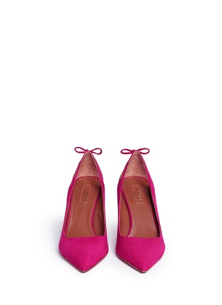 正面 - 点击放大 - AQUAZZURA - Forever Marilyn绒面真皮高跟鞋