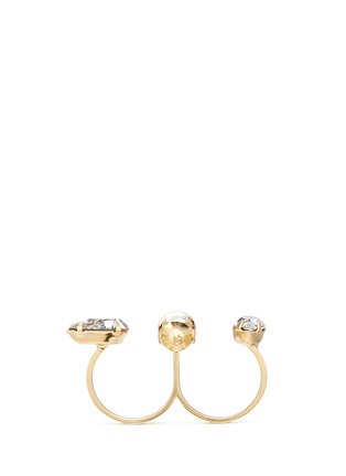 模特示范图 - 点击放大 - JOOMI LIM - SCREW U螺丝钉装饰双圈戒指