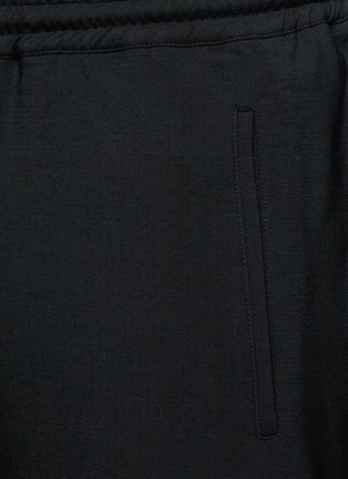 细节 - 点击放大 - BALENCIAGA - 单色混初剪羊毛休闲长裤