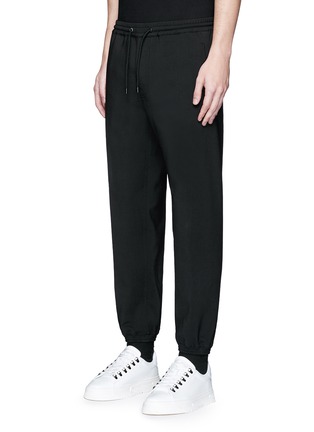 正面 -点击放大 - BALENCIAGA - 单色混初剪羊毛休闲长裤