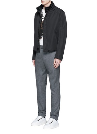 模特儿示范图 - 点击放大 - BALENCIAGA - 秃鹰图案纯棉T恤