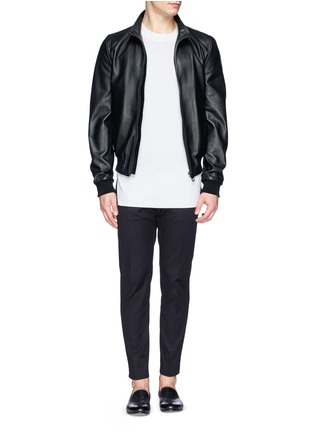 模特儿示范图 - 点击放大 - DOLCE & GABBANA - 羊皮外套