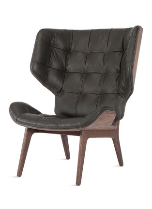  - NORR11 - Mammoth清光革橡木座椅–黑色