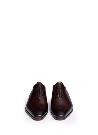 正面 -点击放大 - MAGNANNI - 纹理真皮系带鞋