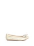 首图 - 点击放大 - STUART WEITZMAN - FANNIE儿童款蝴蝶结珠饰平底鞋