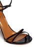 细节 - 点击放大 - AQUAZZURA - PINA COLADA凤梨造型真皮拼接高跟凉鞋