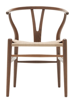 首图 –点击放大 - CARL HANSEN & SØN - CH24 Wishbone手工编织纸绳及实心橡木椅