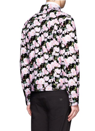 背面 - 点击放大 - GIVENCHY - 花卉图案牛仔夹克