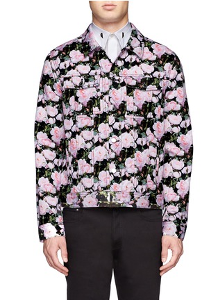 首图 - 点击放大 - GIVENCHY - 花卉图案牛仔夹克