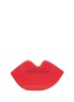 模特示范图 - 点击放大 - ALICE + OLIVIA - 红唇造型皮革卡片套