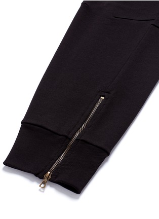 细节 - 点击放大 - DRIES VAN NOTEN - 拉链口袋纯棉休闲裤