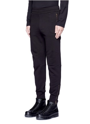 正面 -点击放大 - DRIES VAN NOTEN - 拉链口袋纯棉休闲裤