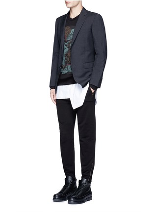 模特儿示范图 - 点击放大 - DRIES VAN NOTEN - 胡士托印花纯棉卫衣