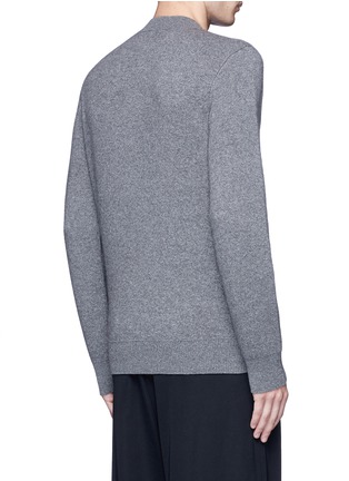 背面 - 点击放大 - DRIES VAN NOTEN - 孔雀图案羊绒混羊毛针织衫