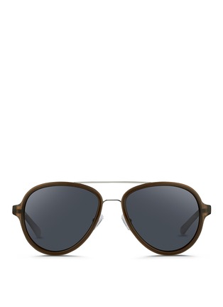 首图 - 点击放大 - 3.1 PHILLIP LIM - 双鼻梁飞行员太阳眼镜
