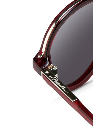 细节 - 点击放大 - 3.1 PHILLIP LIM - 双鼻梁飞行员太阳眼镜