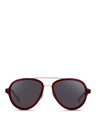 首图 - 点击放大 - 3.1 PHILLIP LIM - 双鼻梁飞行员太阳眼镜