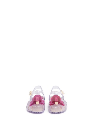 模特儿示范图 - 点击放大 - MELISSA - Aranha VIII幼儿款冰棒装饰果冻凉鞋
