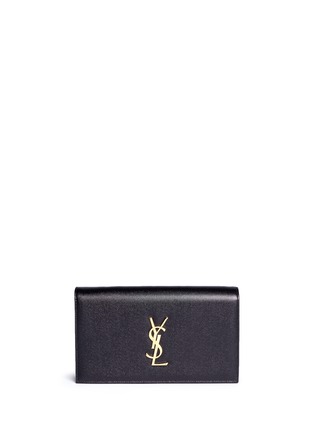 首图 - 点击放大 - SAINT LAURENT - MONOGRAMME粒面皮翻盖手拿包