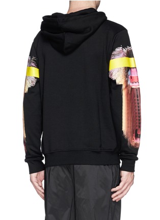 背面 - 点击放大 - MARCELO BURLON - 'Adam Ape' print cotton terry hoodie