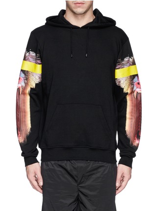 首图 - 点击放大 - MARCELO BURLON - 'Adam Ape' print cotton terry hoodie