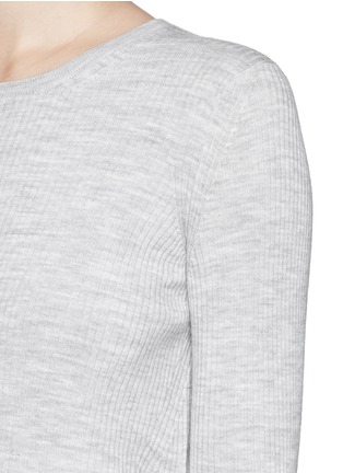 细节 - 点击放大 - THEORY - ELLYNA不对称下摆针织衫