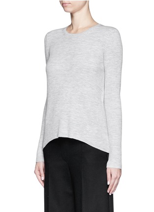 正面 -点击放大 - THEORY - ELLYNA不对称下摆针织衫