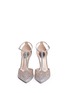RENÉ CAOVILLA - T形搭带仿水晶装饰细跟鞋