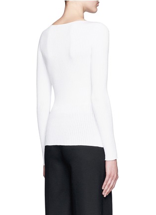 背面 - 点击放大 - THEORY - VEENA竖纹针织衫
