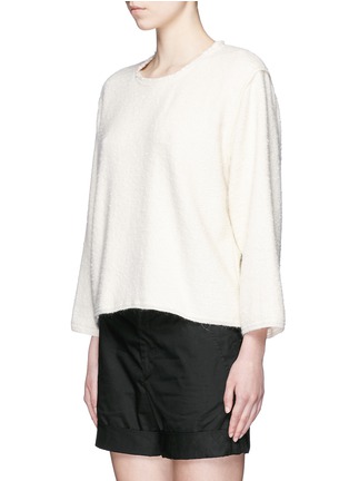 正面 - 点击放大 - ISABEL MARANT - 单色花呢羊驼毛针织衫