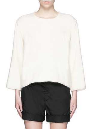 首图 - 点击放大 - ISABEL MARANT - 单色花呢羊驼毛针织衫