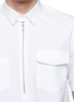 细节 - 点击放大 - SACAI - 纯棉拉链短袖衬衫
