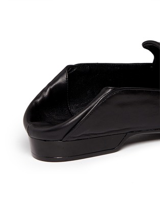 细节 - 点击放大 - CLERGERIE - FANI皮革拼接乐福鞋