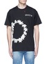 首图 - 点击放大 - GIVENCHY - 花圈数字图案纯棉T恤