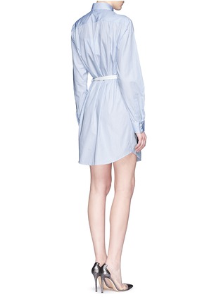 背面 - 点击放大 - VICTORIA BECKHAM - Stripe cotton shirt dress