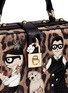 细节 - 点击放大 - DOLCE & GABBANA - Dolce Box DG Family拼贴装饰豹纹手提包